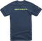 ALPINESTARS ALPINESTARS Linear Wordmark T-Shirt - Navy/Lime - XL 1212720207036XL - 3030-22127