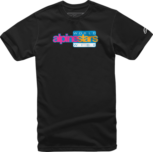 ALPINESTARS ALPINESTARS World Wide Again T-Shirt - Black - Medium 1232-72236-10-M - 3030-22145