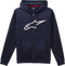 ALPINESTARS ALPINESTARS Ageless II Zip Hoodie - Navy/White - XL 1038530527020XL - 3050-6278