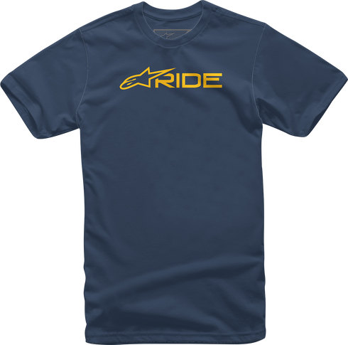 ALPINESTARS ALPINESTARS Ride 3.0 T-Shirt - Navy/Gold - 2XL 12327220070592X - 3030-22198