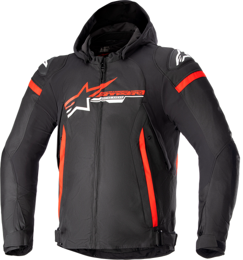 ALPINESTARS Zaca Waterproof Jacket - Black/Bright Red/White - 4XL 3206423-1342-4X
