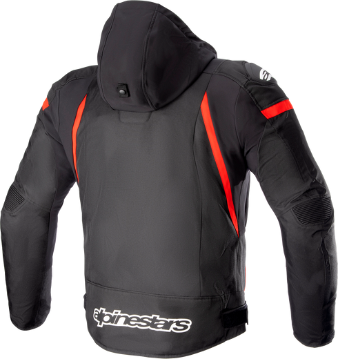 ALPINESTARS Zaca Waterproof Jacket - Black/Bright Red/White - 3XL 3206423-1342-3X