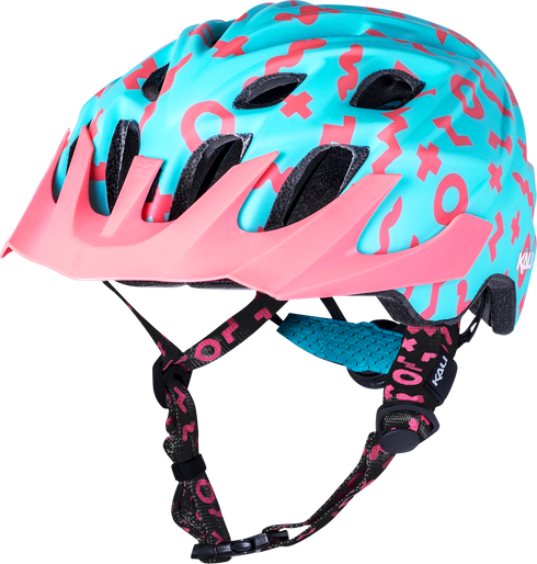 KALI Youth Chakra Plus Helmet - Zwiggles - Matte Seafoam/Salmon 0221421212