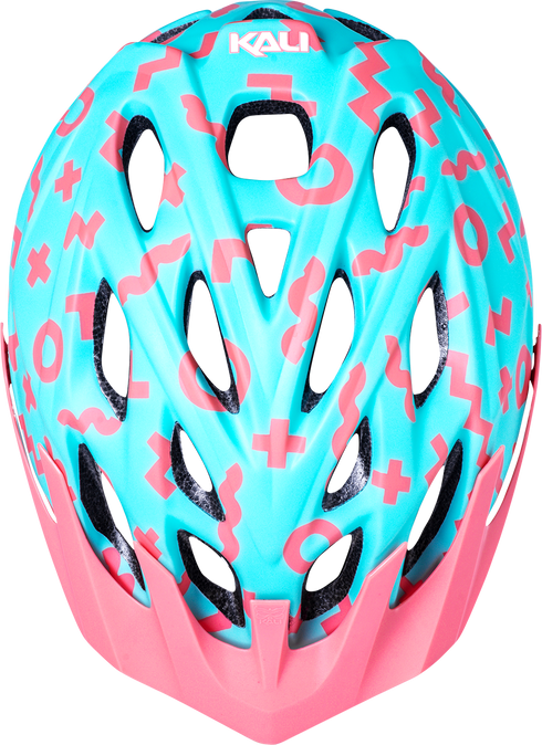 KALI Youth Chakra Plus Helmet - Zwiggles - Matte Seafoam/Salmon 0221421212