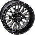 ITP Wheel - Momentum - Front/Rear - Black/Milled - 14x7 - 4/110 - 4+3 (+10 mm) 1422734731B