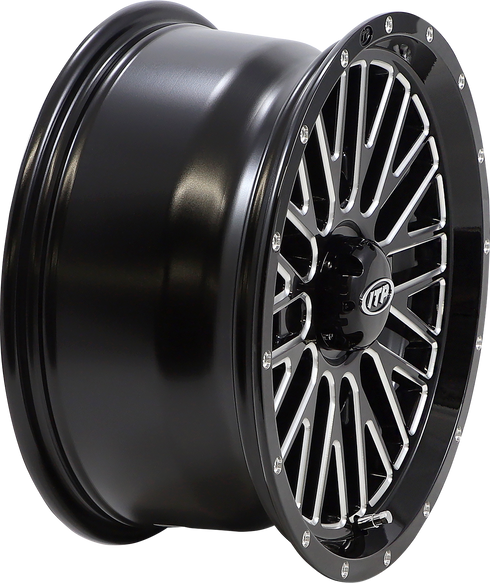 ITP Wheel - Momentum - Front/Rear - Black/Milled - 15x7 - 4/156 - 5+2 (+30 mm) 1522741731B