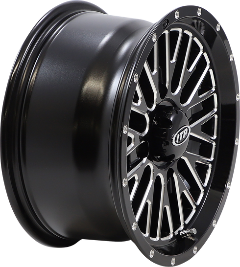 ITP Wheel - Momentum - Front/Rear - Black/Milled - 14x7 - 4/137 - 5+2 (+30 mm) 1422735731B