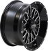 ITP Wheel - Momentum - Front/Rear - Black/Milled - 14x7 - 4/110 - 4+3 (+10 mm) 1422734731B