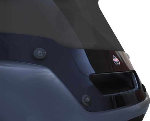 KLOCK WERKS Flare™ Windshield - 6" - Dark Smoke - FXLRST KWW-02-0607-DS