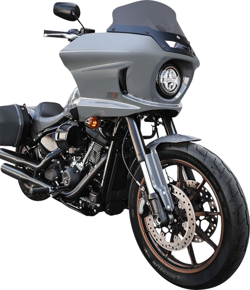 KLOCK WERKS Flare™ Windshield - 6" - Dark Smoke - FXLRST KWW-02-0607-DS