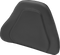 SADDLEMEN Tour-Pak® Backrest Pad Cover - Black w/ Black Stitching 88-11885RS
