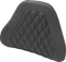 SADDLEMEN Tour-Pak® Backrest Pad Cover - Lattice Stitched - Black 88-11885LS
