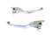 V-Twin M8 Chrome Wide Hand Lever Set - 26-0004