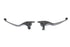 V-Twin M8 Matte Black Wide Hand Lever Set - 26-0005