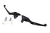 V-Twin Matte Black 3-Slot Wide Hand Lever Set - 26-0010