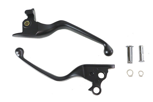 V-Twin Hand Lever Set Black - 26-0014