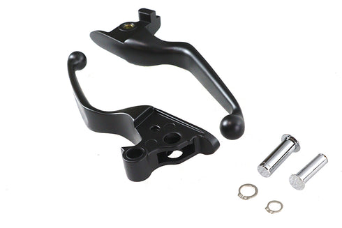 V-Twin Hand Lever Set Black - 26-0014