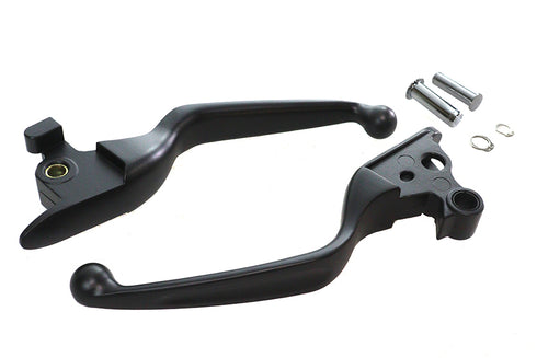 V-Twin Hand Lever Set Black - 26-0014