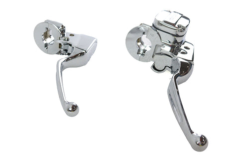 V-Twin Clutch Bracket and Master Cylinder Reservoir Kit Chrome - 26-0018