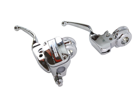 V-Twin Clutch Bracket and Master Cylinder Reservoir Kit Chrome - 26-0018