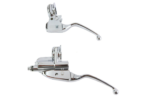 V-Twin Clutch Bracket and Master Cylinder Reservoir Kit Chrome - 26-0018