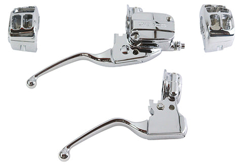 V-Twin Handlebar Control Kit Chrome - 26-0019