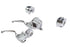 V-Twin Handlebar Control Kit Chrome - 26-0019