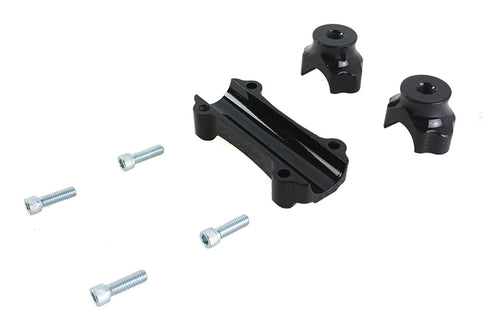 V-Twin Fat 1 inch Riser Set Black - 26-0022