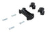 V-Twin Fat 1 inch Riser Set Black - 26-0022