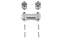 V-Twin Fat 1 inch Riser Set Chrome - 26-0023