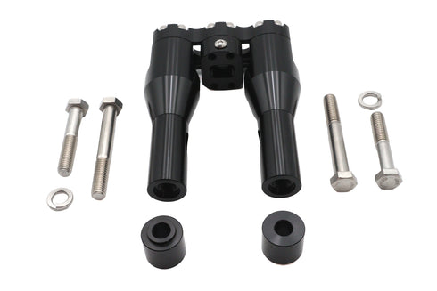 Wyatt Gatling Wyatt Gatling 6 inch Baron Style Riser Set Black - 26-0034