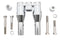 Wyatt Gatling Wyatt Gatling 6 inch Baron Style Riser Set Chrome - 26-0038