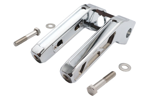 Wyatt Gatling Wyatt Gatling 8 inch Pirate Style Riser Set Chrome - 26-0045