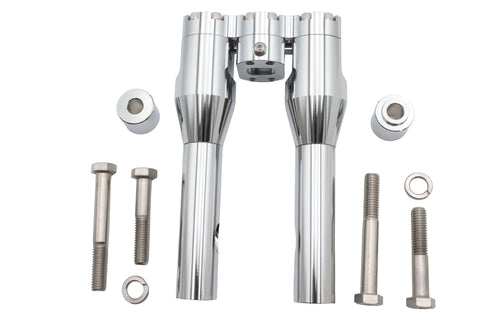 Wyatt Gatling Wyatt Gatling 8 inch Baron Style Riser Set Chrome - 26-0046