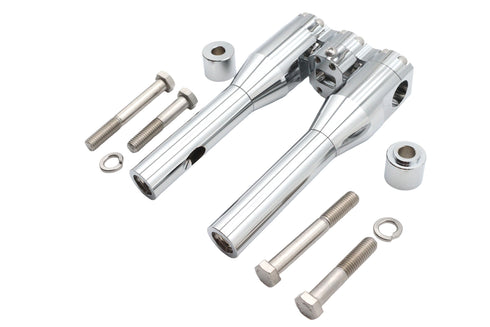 Wyatt Gatling Wyatt Gatling 8 inch Baron Style Riser Set Chrome - 26-0046