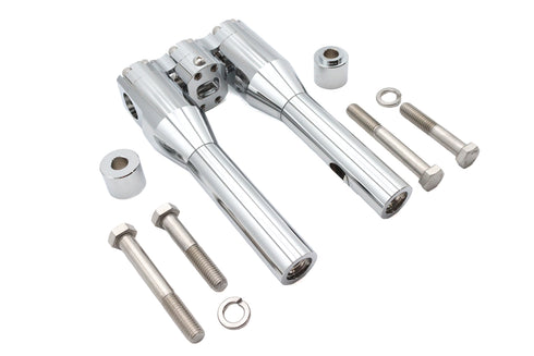 Wyatt Gatling Wyatt Gatling 8 inch Baron Style Riser Set Chrome - 26-0046