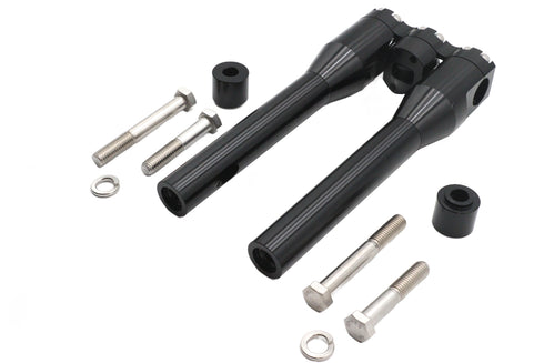 Wyatt Gatling Wyatt Gatling 10 inch Baron Style Riser Set Black - 26-0050
