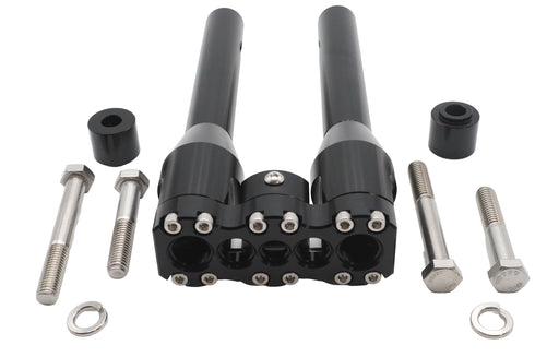 Wyatt Gatling Wyatt Gatling 10 inch Baron Style Riser Set Black - 26-0050