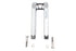 Wyatt Gatling Wyatt Gatling 10 inch Pirate Style Riser Set Chrome - 26-0056