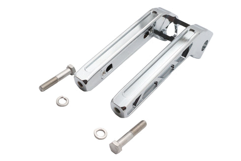 Wyatt Gatling Wyatt Gatling 10 inch Pirate Style Riser Set Chrome - 26-0056