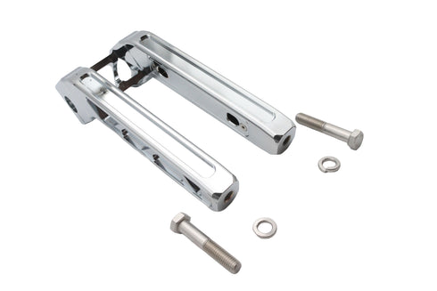 Wyatt Gatling Wyatt Gatling 10 inch Pirate Style Riser Set Chrome - 26-0056