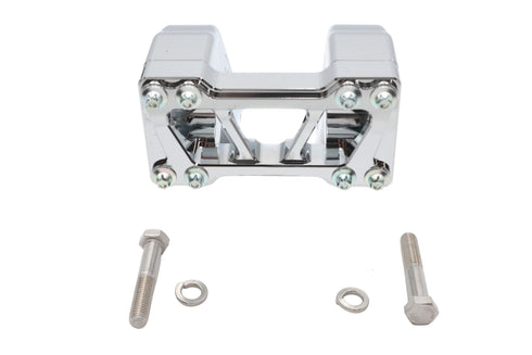 Wyatt Gatling Wyatt Gatling 10 inch Pirate Style Riser Set Chrome - 26-0056