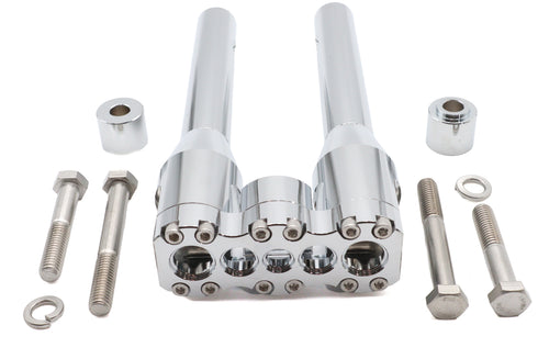 Wyatt Gatling Wyatt Gatling 10 inch Baron Style Riser Set Chrome - 26-0059