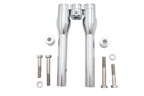 Wyatt Gatling Wyatt Gatling 10 inch Baron Style Riser Set Chrome - 26-0059