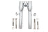 Wyatt Gatling Wyatt Gatling 10 inch Baron Style Riser Set Chrome - 26-0059