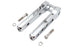 Wyatt Gatling Wyatt Gatling 10 inch Pirate Style Riser Set Chrome - 26-0060