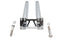 Wyatt Gatling Wyatt Gatling 12 inch Pirate Style Riser Set Chrome - 26-0066