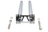 Wyatt Gatling Wyatt Gatling 12 inch Pirate Style Riser Set Chrome - 26-0066