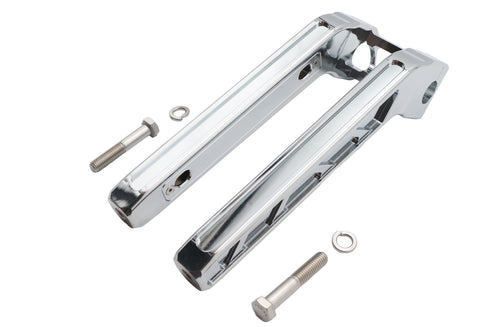 Wyatt Gatling Wyatt Gatling 12 inch Pirate Style Riser Set Chrome - 26-0066
