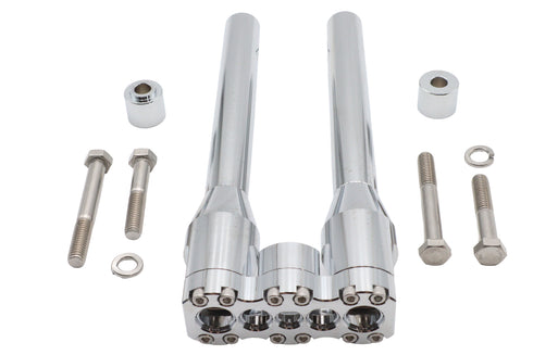 Wyatt Gatling Wyatt Gatling 12 inch Baron Style Riser Set Chrome - 26-0067